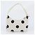 Prada Nylon Schultertasche mit Dreiecks-Logo und Leder mit Polka Dots - Ansicht 3