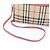 Bolsa de Ombro Burberry Nova Check Shadow Horse em couro e nylon - vista 2