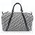 Borsa Boston Christian Dior Trotter in pelle e canvas - vista 3