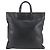 Saco de ombro tote Loewe em couro preto