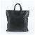 Saco de ombro tote Loewe em couro preto - vista 3