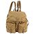 Prada Rucksack und Schultertasche aus Tessuto Nylon mit Leder-Dreieckslogo