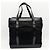 Borsa Tote Gucci in nylon e pelle nera - vista 3