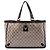 Borsa Tote Gucci Beige GG Crystal Abbey D Ring