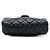 Chanel Black CC Quilted Lambskin O Mini Faux Pearl Chain Phone Holder Clutch - vista 3