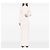 Portacarte con zip e patta Chanel White CC Quilted Caviar - vista 6