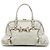 Borsa a mano Gucci Horsebit Nail media in pelle di vitello bianca