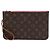 Pouch Louis Vuitton Brown Monogram Neverfull MM