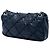 Chanel Blue Medium Quilted Crinkled Calfskin Ultra Stitch Flap - vista 2