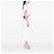 Clutch Chanel Maxi Pearls in pelle d'agnello matelassé rosa con catena - vista 6