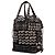 Borsa Tote Chanel Black CC Canvas Grafitti con coulisse - vista 2