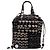 Borsa Tote Chanel Black CC Canvas Grafitti con coulisse - vista 8