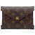 Louis Vuitton Brown Monogram Pochette Kirigami MM
