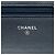 Portafoglio con catena Chanel Deauville in denim blu - vista 5