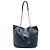 Chanel Blue Calfskin Coco Eyelets Shopping Tote