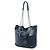 Chanel Blue Calfskin Coco Eyelets Shopping Tote - vista 2