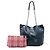 Chanel Blue Calfskin Coco Eyelets Shopping Tote - vista 6