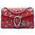 Borsa a tracolla Gucci Dionysus Arabesque GG Supreme rossa Medium