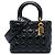 Dior Black Medium Crinkled Patent Cannage Supple Lady Dior