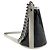 Borsa a secchiello Chanel Camellia Coco in PVC nero e vitello stropicciato, Small - vista 12