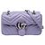 Borsa a tracolla Gucci GG Marmont Matelassé in pelle di vitello Small Viola