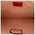Pouch GucciGhost in pelle di vitello rossa con zip a diamante - vista 4