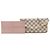 Louis Vuitton White Damier Azur Pochette Felicie - vista 7