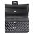 Chanel Black Chevron Lambskin So Black Reissue 2.55 Double Flap 225 - vista 14