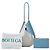 Borsa a tracolla Bottega Veneta Solstice Small in Nappa blu e tela Intrecciato - vista 6