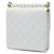Chanel White Small Quilted Lambskin Chic Pearls Flap - vista 2