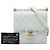 Chanel White Small Quilted Lambskin Chic Pearls Flap - vista 6