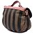 Borsa Fendi con manico superiore in tela Pequin e pelle marrone - vista 2