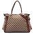 Borsa Tote convertibile Bella Gucci in tela GG beige
