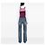 Mochila Gucci em nylon GG rosa com fivela dupla - vista 6