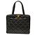 Sac à main Chanel Black CC Quilted Caviar Turnlock