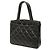 Sac à main Chanel Black CC Quilted Caviar Turnlock - vue 2