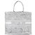 Dior Gray Large Canvas Embroidered Dioriviera Toile De Jouy Book Tote