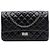Chanel Black Quilted Aged Calfskin Reissue 2.55 Double Flap 226