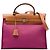 Hermès Pink Toile Herbag Zip 31