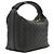 Borsa a mano Bottega Veneta Wallace Mini in Nappa Intrecciato nera - vista 2