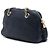 Borsa a tracolla Gucci Soho con catena e zip in pelle di vitello blu - vista 2