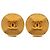 Chanel Gold CC vergoldete Clip-On Ohrringe