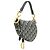 Bolsa Saddle Mini em tela Oblique azul Dior - vista 2