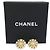 Orecchini a pressione Chanel Gold CC in ottone, resina e perle sintetiche a forma di fiocco di neve - vista 5