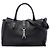 Borsa Jackie Tote piccola in pelle di vitello grana nera Gucci