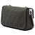 Fendi Baguette Midi-Tasche aus grünem technischem Gewebe mit Zucca-Prägung und Kette - Ansicht 2