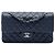 Chanel Blue Medium Classic Caviar Double Flap