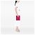 Custodia per iPad LOEWE in vitello rosa Anagram - vista 6