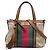Bamboo Borsa Satchel Gucci in tela GG beige con nappe in bambù e Web