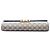 Padlock Clutch Gucci Beige GG Supreme con lucchetto - vista 3